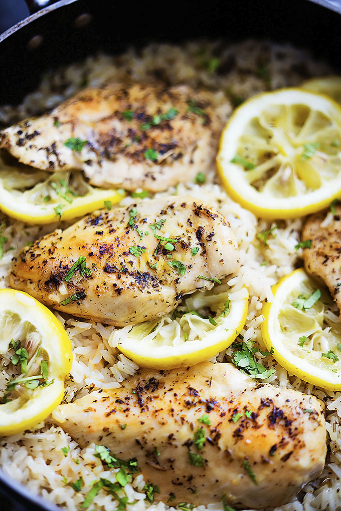 One Pot Lemon Herb Chicken & Rice KeepRecipes Your Universal Recipe Box