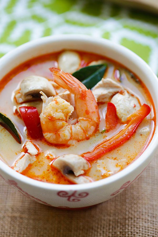 Thai Coconut Chicken & Shrimp Soup | KeepRecipes: Your Universal Recipe Box