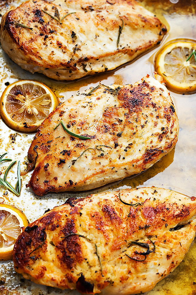 Easy Healthy Baked Lemon Chicken | KeepRecipes: Your Universal Recipe Box