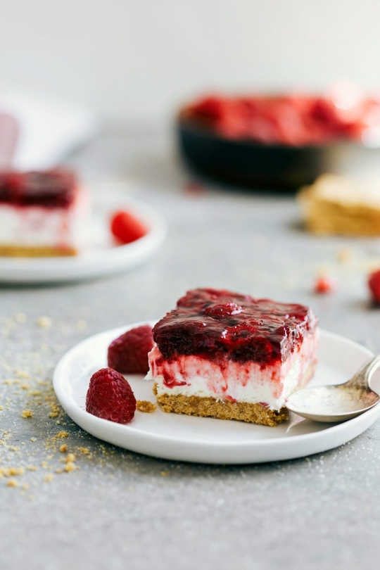 Raspberry Jell O Cheesecake Bars Keeprecipes Your Universal Recipe Box