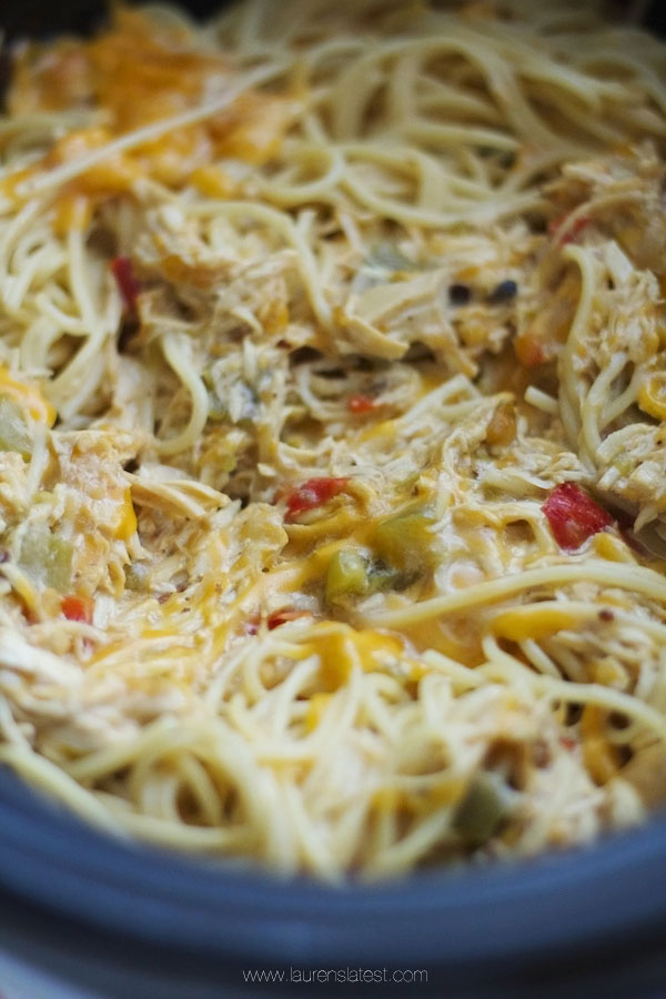 Crock-Pot Cheesy Chicken Spaghetti | KeepRecipes: Your Universal Recipe Box