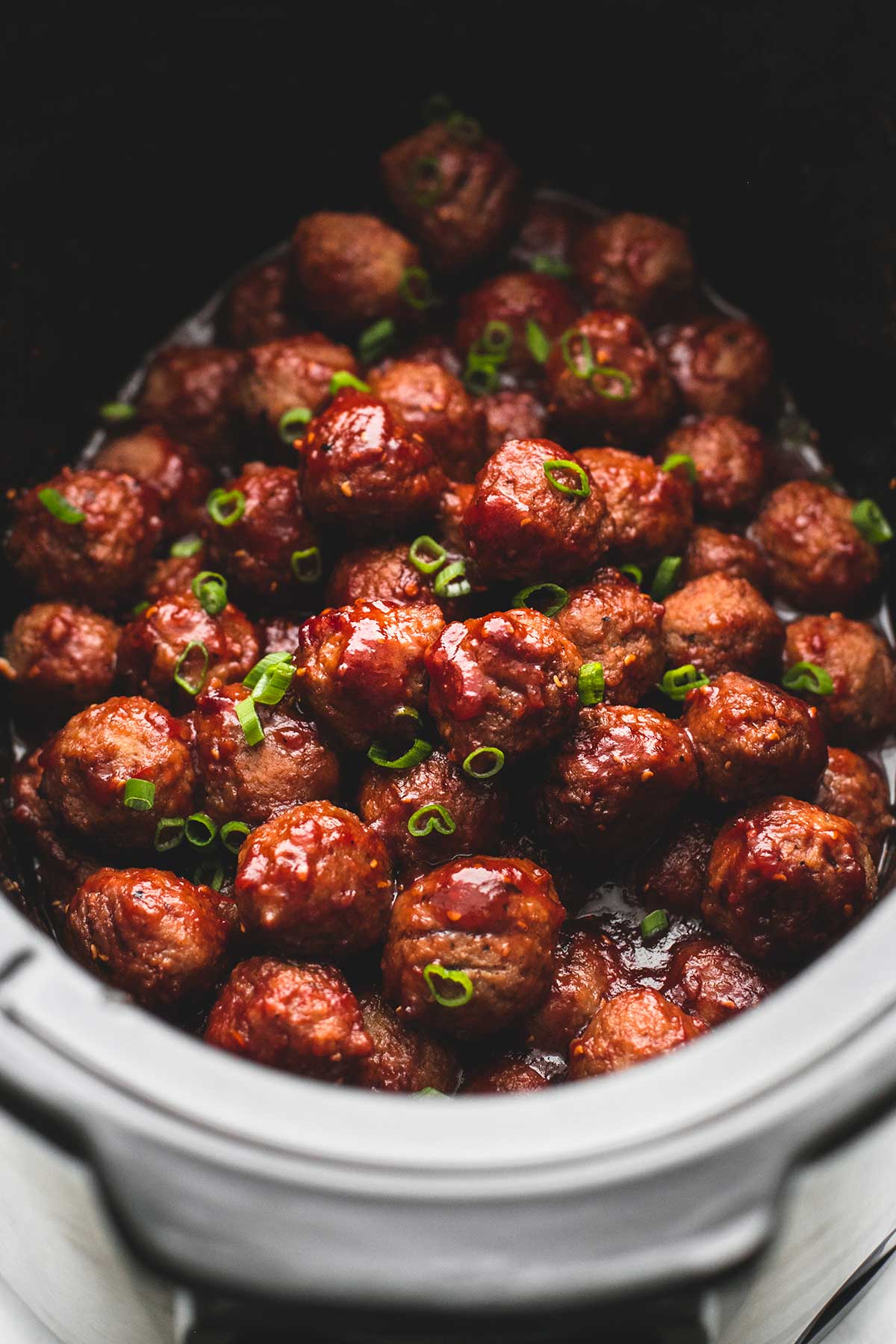 3 Ingredient Slow Cooker Sweet 'n Spicy Party Meatballs | KeepRecipes