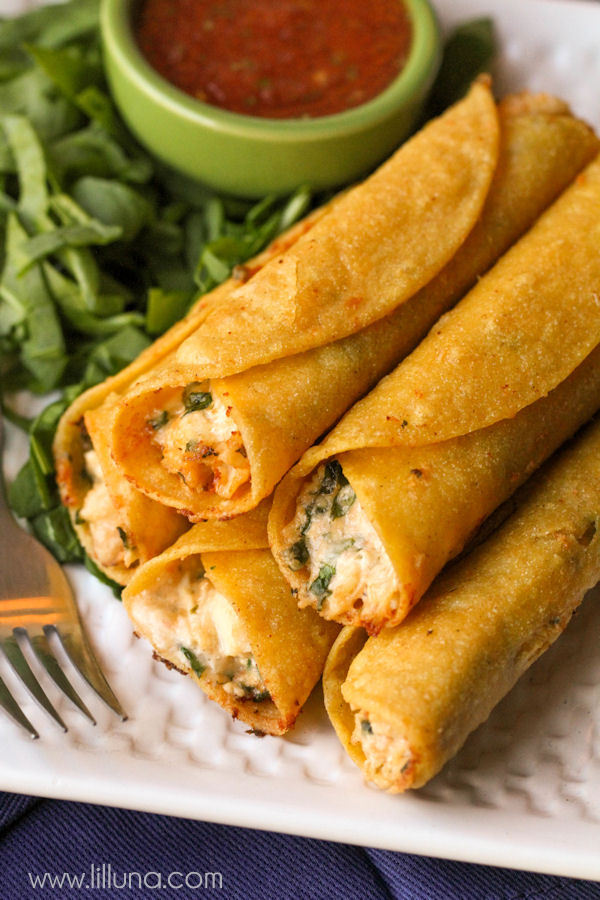 Cream Cheese and Chicken Taquitos | KeepRecipes: Your Universal Recipe Box