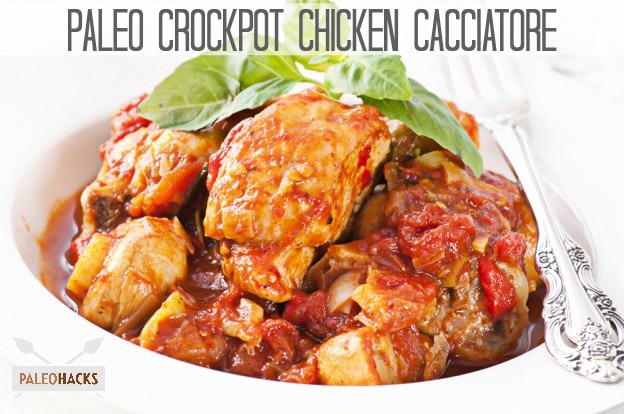 Paleo Crockpot Chicken Cacciatore Recipe | KeepRecipes ...