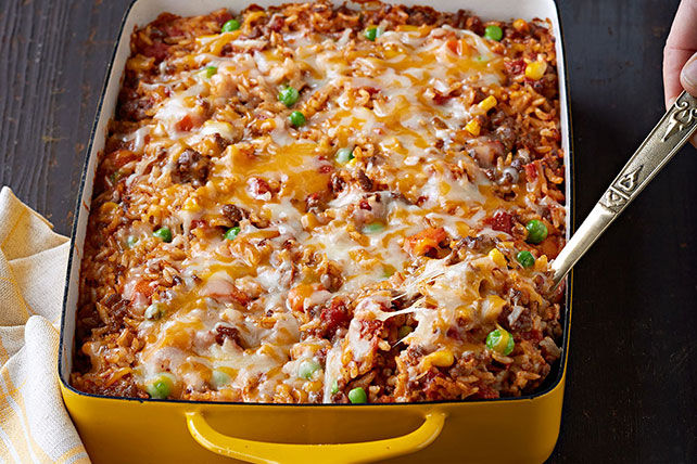 Mexican Beef & Rice Casserole Recipe | KeepRecipes: Your Universal