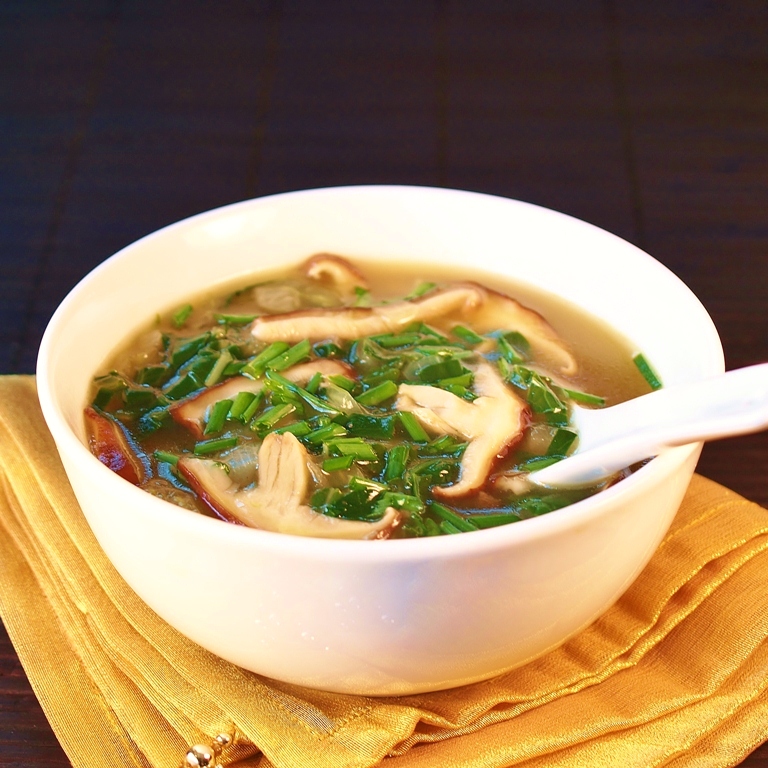 Bok Choy Shiitake Mushroom Soup | KeepRecipes: Your Universal Recipe Box