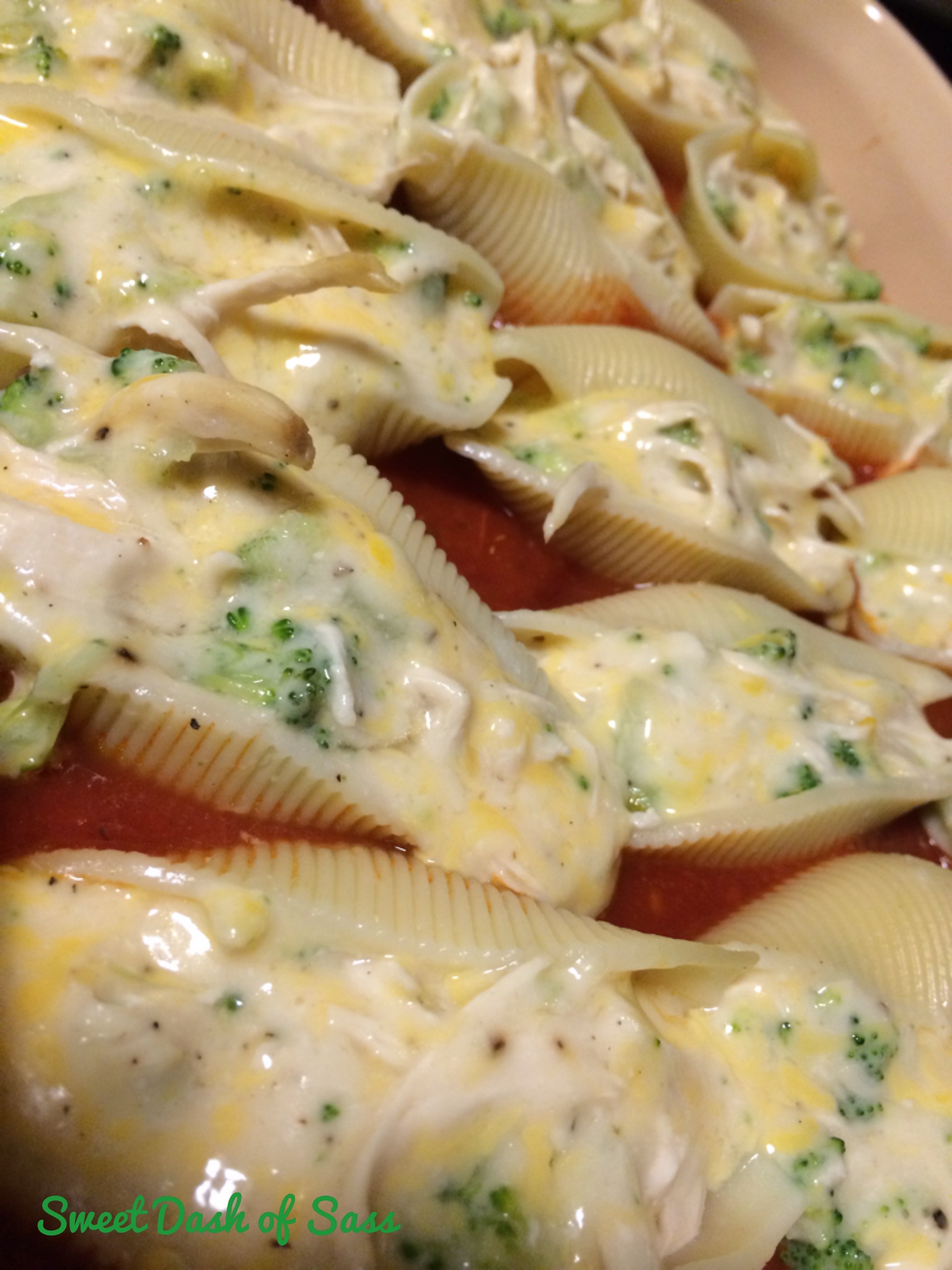Broccoli Alfredo Stuffed Shells | KeepRecipes: Your Universal Recipe Box