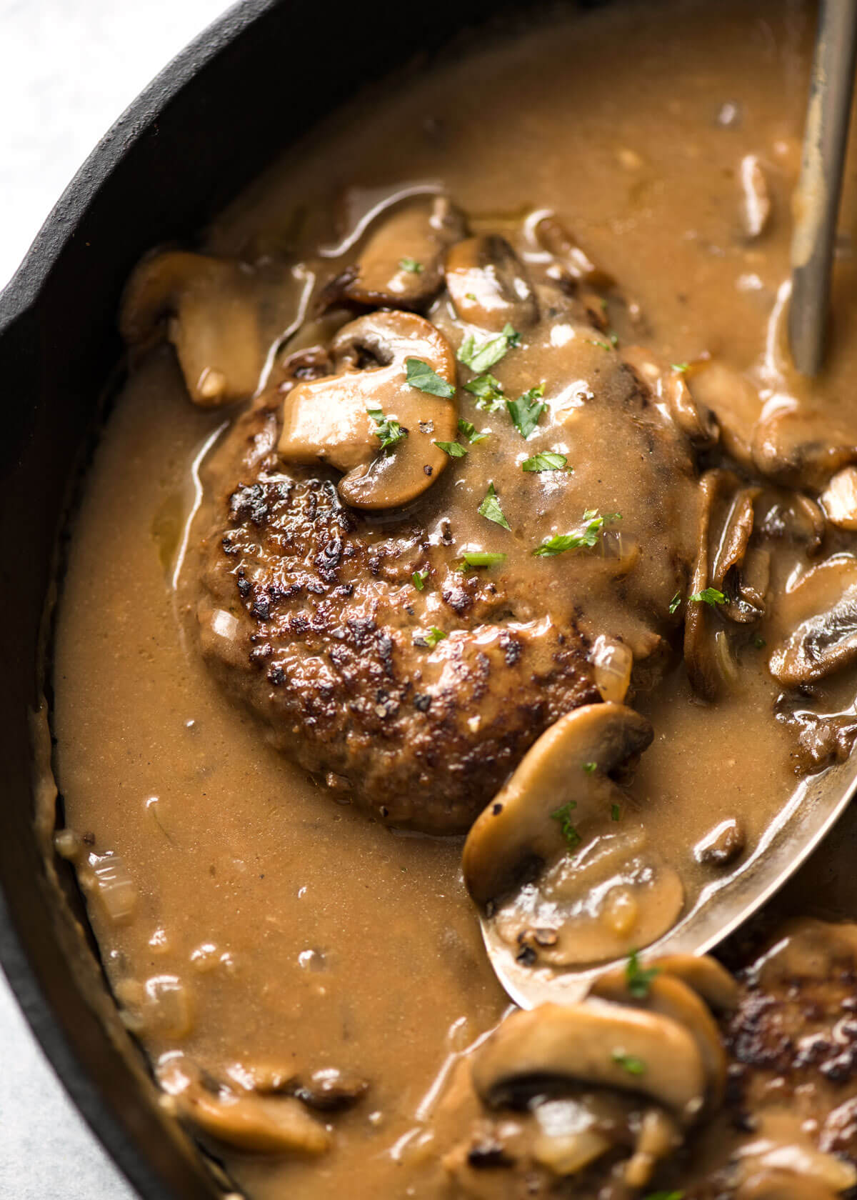 Salisbury Steak with Mushroom Gravy | KeepRecipes: Your Universal
