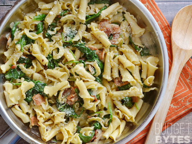 Bacon and Spinach Pasta with Parmesan | KeepRecipes: Your Universal Recipe  Box