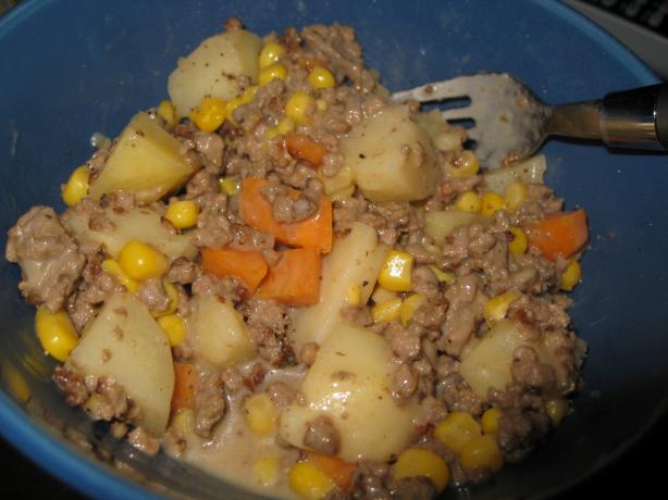 Crock Pot Hamburger 'n Potato Casserole Recipe | KeepRecipes: Your