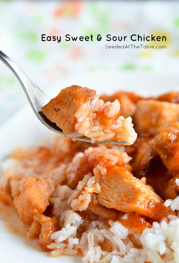 Easy 3-Ingredient Slow Cooker Sweet and Sour Chicken | KeepRecipes