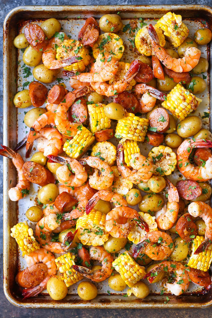 Sheet Pan Shrimp Boil | KeepRecipes: Your Universal Recipe Box