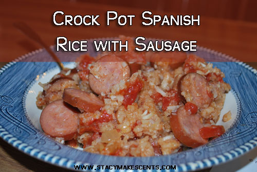 Crock Pot Spanish Rice with Sausage  KeepRecipes: Your 