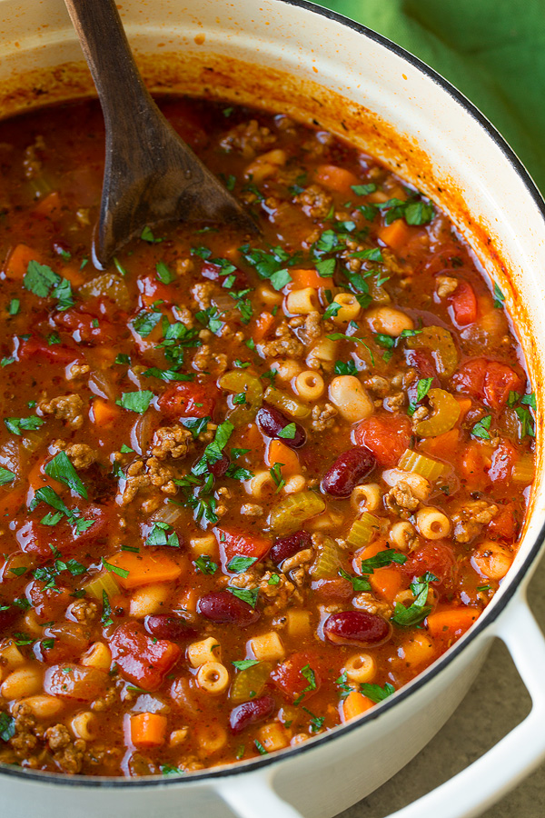 Olive Garden Pasta e Fagioli Soup Copycat Recipe | KeepRecipes: Your ...
