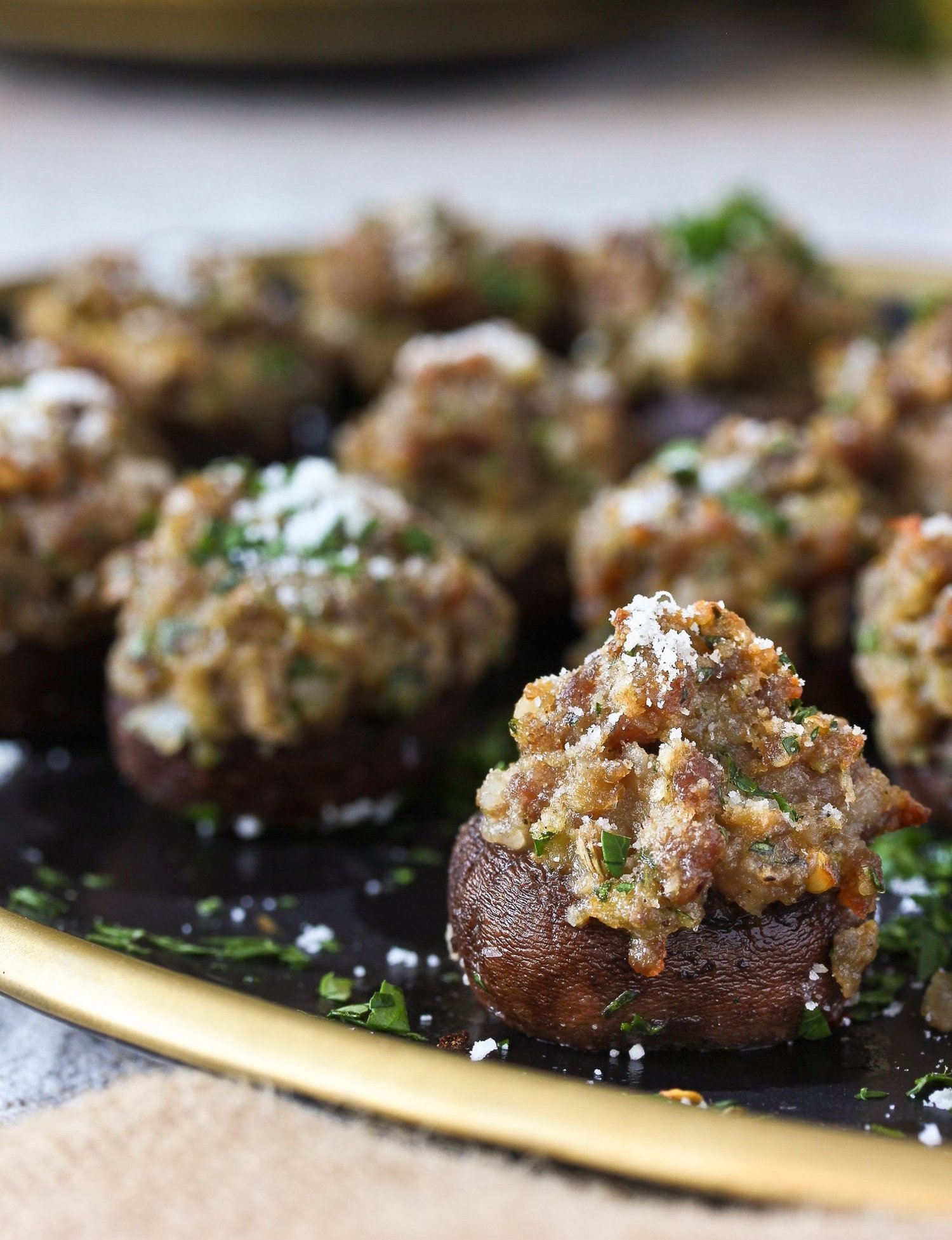 Sausage Stuffed Mushrooms | KeepRecipes: Your Universal Recipe Box