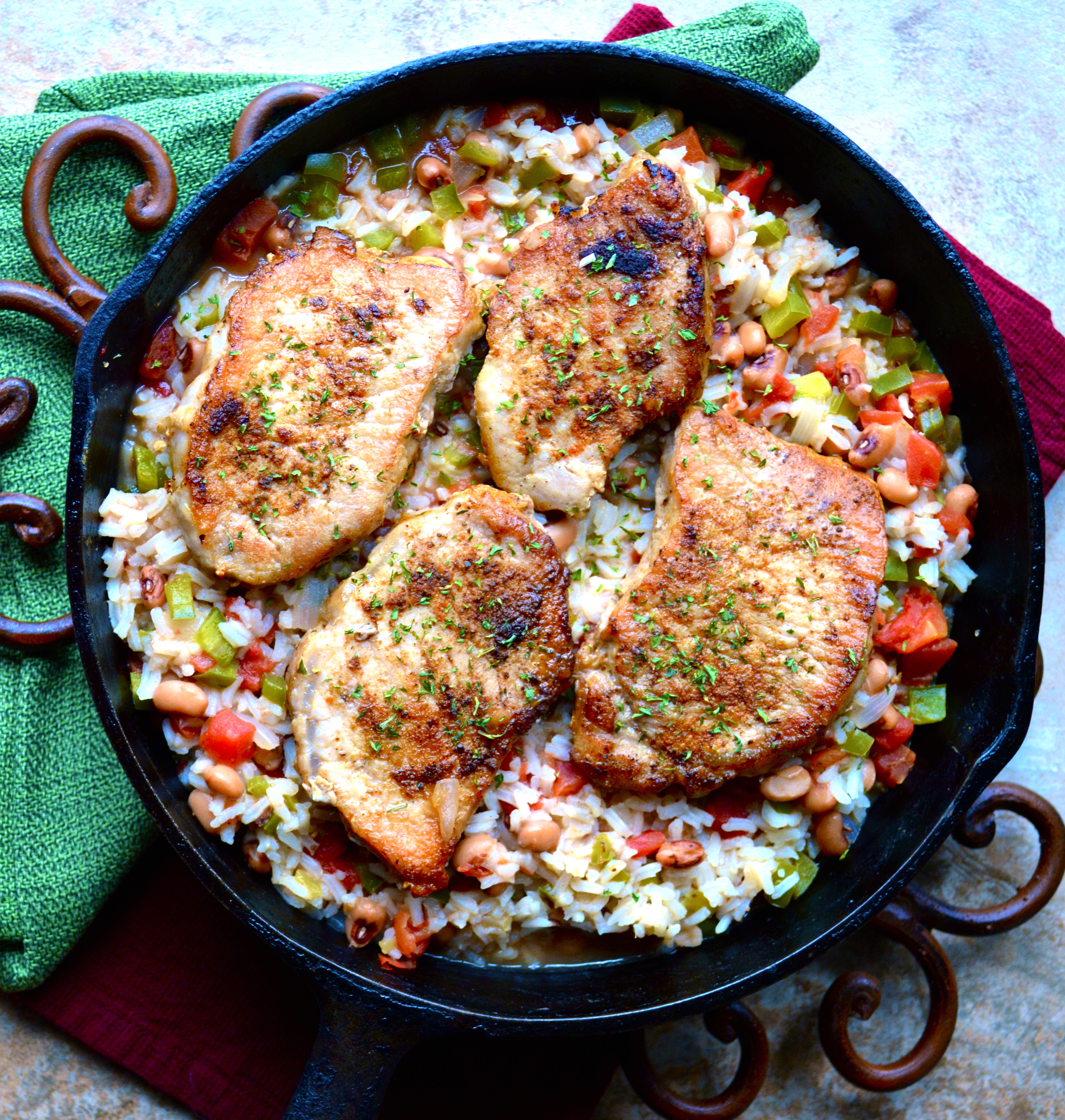 Poor Girl's Spicy Pork Chops and Rice | KeepRecipes: Your Universal