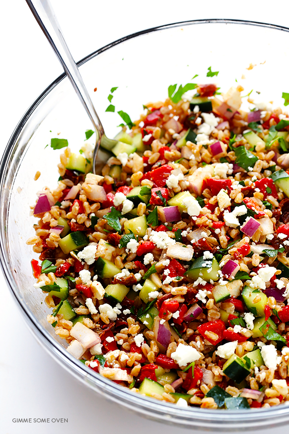 Mediterranean Farro Salad | KeepRecipes: Your Universal Recipe Box