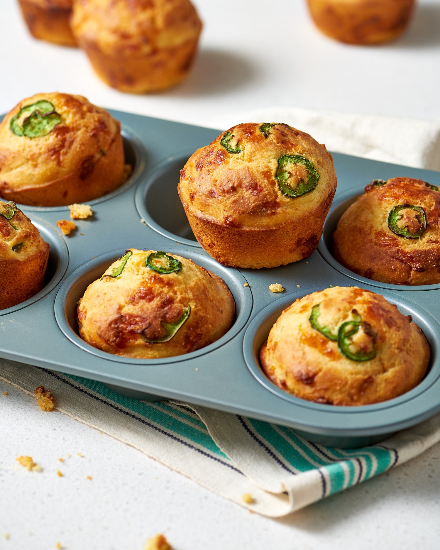 Jalapeno Cheddar Cornbread Muffins | KeepRecipes: Your Universal Recipe Box