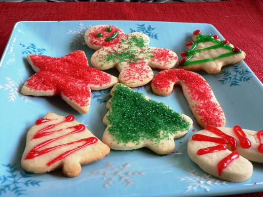 Christmas Cutout Sugar Cookies Recipe : : Food Network 