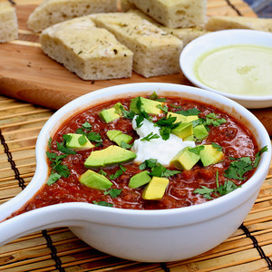 Ellie Krieger's Roasted Tomato and Black Bean Soup | KeepRecipes: Your ...