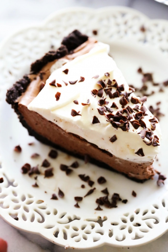 No Bake Chocolate Mousse Pie | KeepRecipes: Your Universal Recipe Box