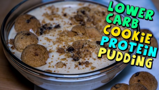 Lower Carb Bodybuilding Cookie Protein Pudding Recipe