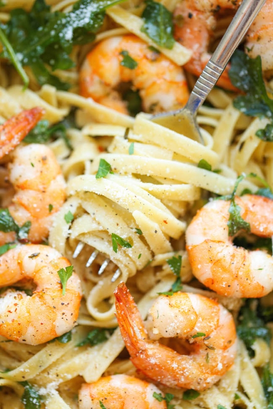 Garlic Butter Shrimp Pasta | KeepRecipes: Your Universal Recipe Box
