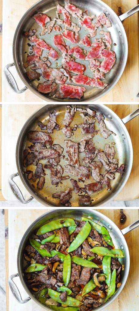 Asian Beef with Mushrooms & Snow Peas | KeepRecipes: Your Universal ...