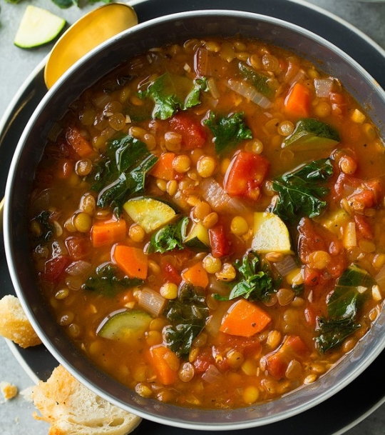 Italian Vegetable Lentil Soup | KeepRecipes: Your Universal Recipe Box