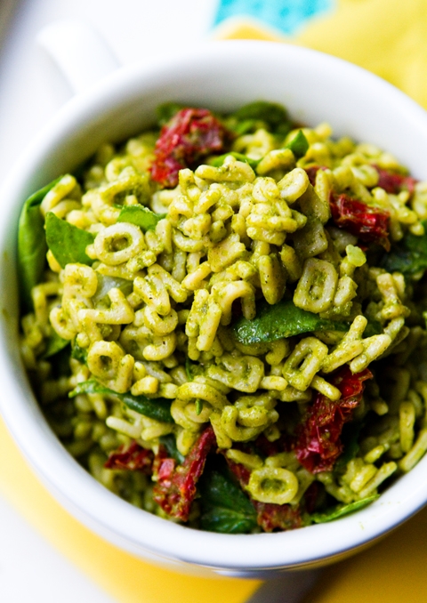 Green Alphabet Pasta | KeepRecipes: Your Universal Recipe Box