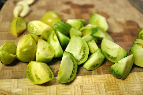 Small Batch Pickled Green Tomatoes | KeepRecipes: Your Universal Recipe Box