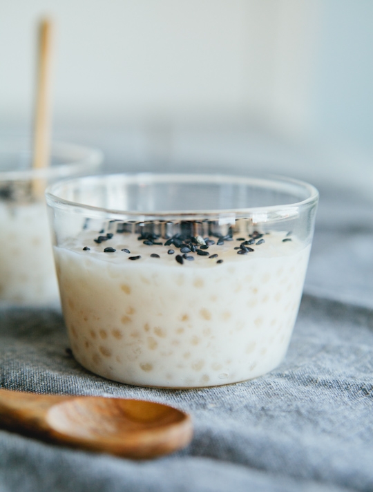 Coconut Tapioca Pudding with Smoked Sesame Seeds | KeepRecipes: Your ...