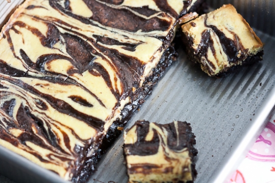 Eggnog Cheesecake Swirled Brownies  KeepRecipes: Your 