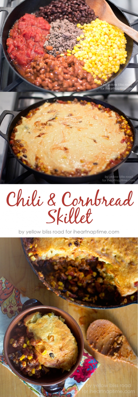 Chili and Cornbread Skillet | KeepRecipes: Your Universal Recipe Box
