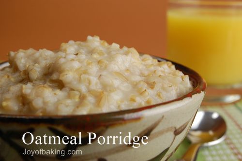 Cold Oatmeal (porridge) | KeepRecipes: Your Universal Recipe Box