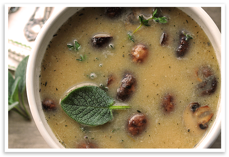 White Bean and Roasted Mushroom Soup KeepRecipes Your